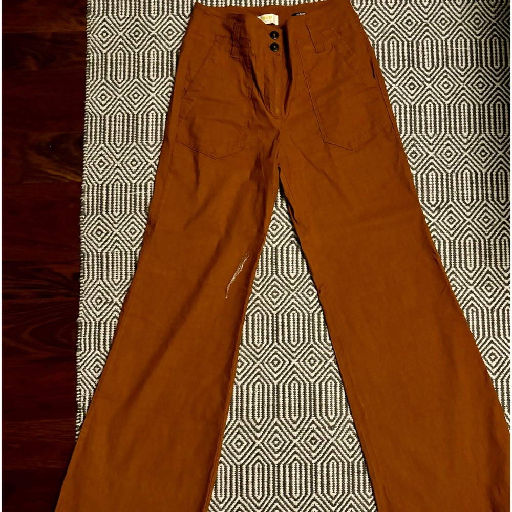 Maeve Noami pants in copper